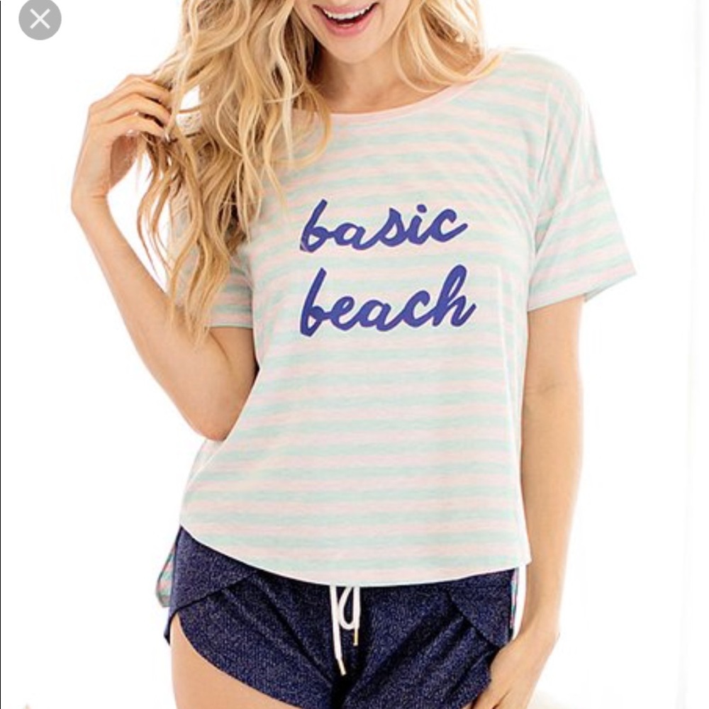 Honeydew Intimates Basic Beach Graphic Shirt NWT